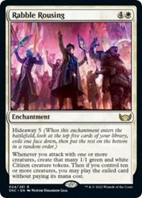 Magic: The Gathering Single - Streets of New Capenna - Rabble Rousing Rare/024 FOIL Lightly Played