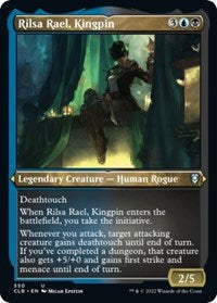 Magic: The Gathering Single - Commander Legends: Battle for Baldur's Gate - Rilsa Rael, Kingpin (Foil Etched) - Uncommon/550 Lightly Played