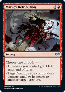 Magic: The Gathering - Innistrad: Crimson Vow - Markov Retribution FOIL Uncommon/171 Lightly Played