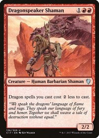 Magic: The Gathering - Commander 2017 - Dragonspeaker Shaman Uncommon/136 Lightly Played