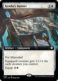 Magic: The Gathering Single - Commander: Phyrexia: All Will Be One - Kemba's Banner (Extended Art) - Rare/045 Lightly Played