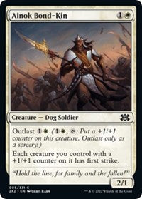 Magic: The Gathering Single - Double Masters 2022 - Ainok Bond-Kin - FOIL Common/005 Lightly Played