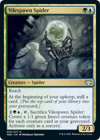 Magic: The Gathering - Innistrad: Crimson Vow - Vilespawn Spider Uncommon/250 Lightly Played