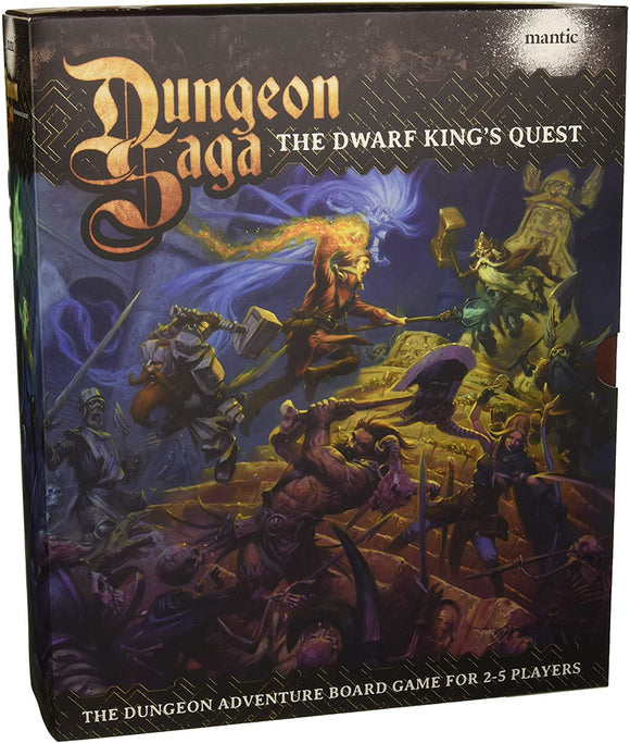 Dungeon Saga The Dwarf Kings Quest - Fantasy 28mm Miniature Adventure Strategy Board Game