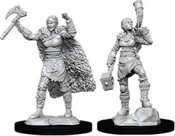 D&D Minis: Wave 12- Female Human Barbarian