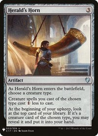 Magic: The Gathering - Mystery Booster Cards - Herald's Horn Uncommon/053 Lightly Played