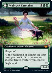 Magic: The Gathering - Innistrad: Crimson Vow - Avabruck Caretaker (Extended Art) Mythic/384 Lightly Played