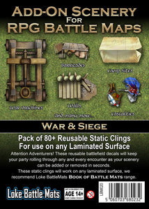 Battle Mat: Add On Scenery - War & Seige