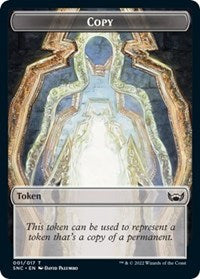 Magic: The Gathering Single - Streets of New Capenna - Copy Token - Token/001 Lightly Played