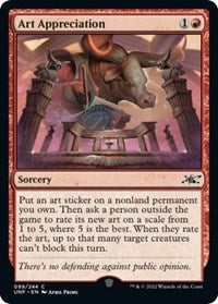 Magic: The Gathering - Unfinity - Art Appreciation (Foil) - Common/099 Lightly Played