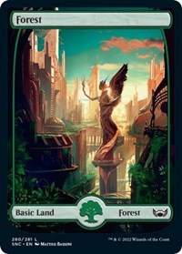 Magic: The Gathering Single - Streets of New Capenna - Forest (280) LAND/280 Lightly Played