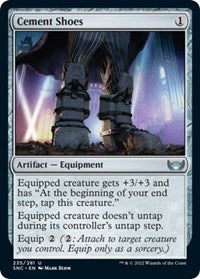 Magic: The Gathering Single - Streets of New Capenna - Cement Shoes - Uncommon/235 Lightly Played
