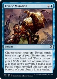 Magic: The Gathering - Time Spiral: Remastered - Erratic Mutation Common/067 Lightly Played