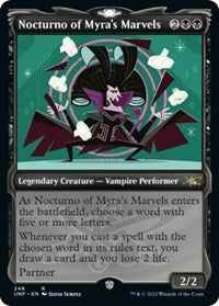 Magic: The Gathering - Unfinity - Nocturno of Myra's Marvels (Showcase) (Foil) - Rare/248 Lightly Played