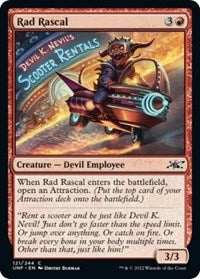 Magic: The Gathering - Unfinity - Rad Rascal (Foil) - Common/121 Lightly Played