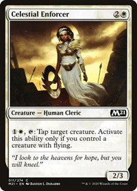 Magic: The Gathering Single - Core Set 2021 - Celestial Enforcer (Foil) - Common/011 Lightly Played