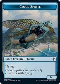 Magic: The Gathering - Time Spiral: Remastered - Cloud Sprite Token Token/003 Lightly Played