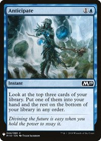 Magic: The Gathering Single - The List - Anticipate Common/044 Lightly Played