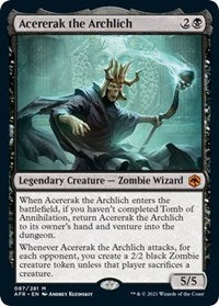 Magic: The Gathering - Adventures in the Forgotten Realms - Acererak the Archlich - Mythic/087 Lightly Played