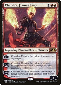 Magic: The Gathering - Core Set 2020 - Chandra, Flame's Fury FOIL Mythic/294 Lightly Played