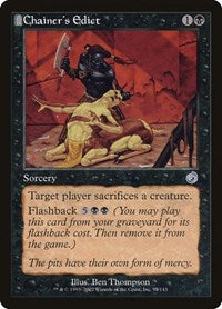 Magic: The Gathering Single - Torment - Chainer's Edict - Uncommon/057 Lightly Played