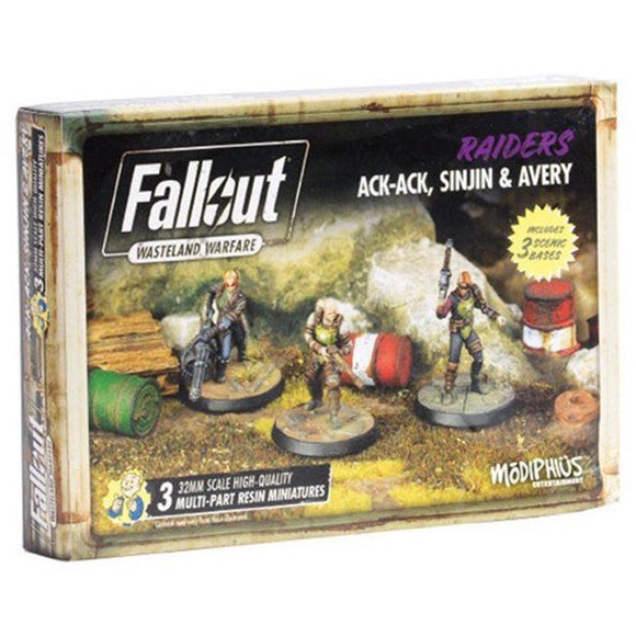 Fallout: Wasteland Warfare - Raiders Ack-Ack, Sinjin & Avery
