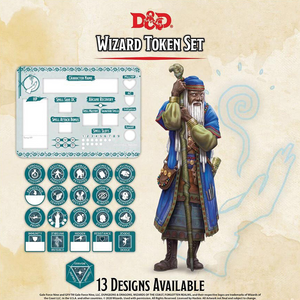 Dungeons and Dragons RPG: Wizard Token Set
