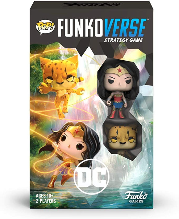 POP! Funkoverse Strategy Game DC 102 Wonder Woman and Cheeta Expandalone