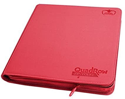 Portfolio: 12-Pocket QuadRow ZipFolio XenoSkin- Red