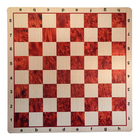 WE Games Camphor/Oak Wood Grain Mousepad Chessboard, 20 inches – made in USA